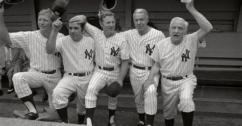 Aug 1974: They're all Yankee old-timers and retired as players. So are