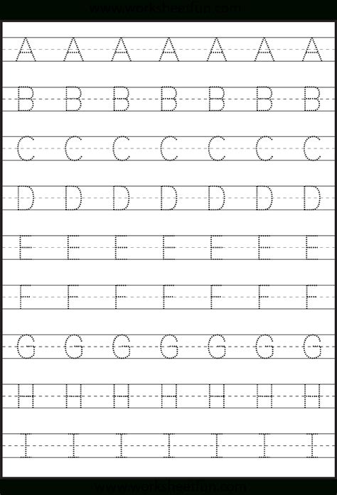 Tracing Letters Worksheets For 3 Year Olds | TracingLettersWorksheets.com