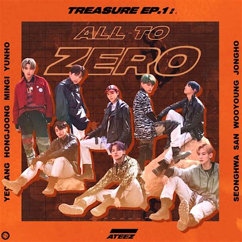 Ateez Treasure Ep All To Zero Albumcover By Souheima On Deviantart