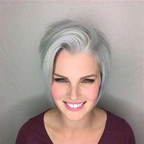 Short Hairstyle Grey 2017 Granny Hair Going Gray Fashion 2017 Cut And Color Pretty