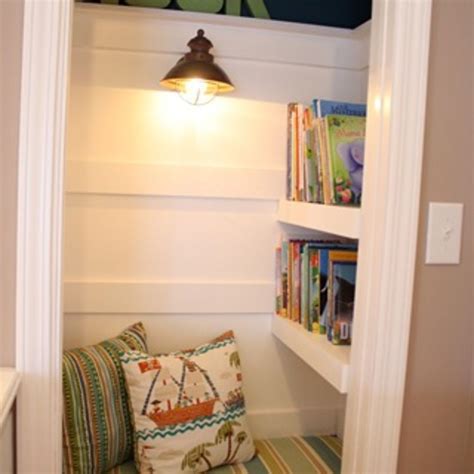 Closet Turned Book Nook Reading Nook Closet Home Home Decor