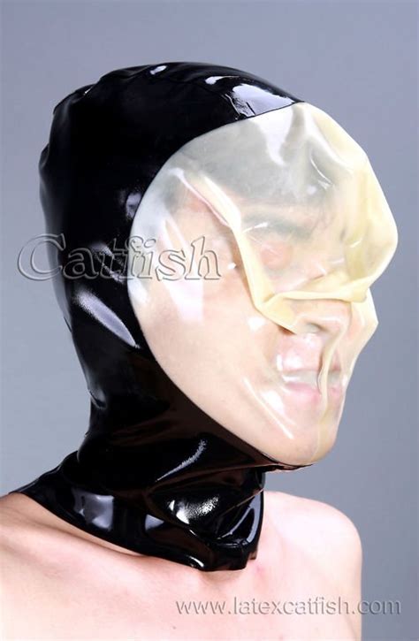 Heavey Bondage Breathing Control Latex Mask In Anime Costumes From