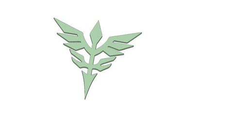 Gundam Zeon Emblem 3d Model 3d Printable Cgtrader