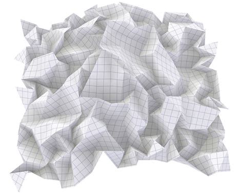 Crumpled Paper 01 I Designed A Crumpled Paper Tomohiro Tachi