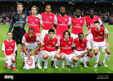 Arsenal Team Hi Res Stock Photography And Images Alamy