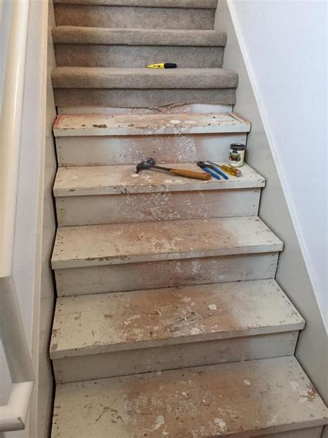 Finished Pics First Diy Staircase Makeover Diy Stairs Diy Staircase