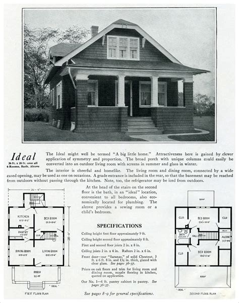 1920s Craftsman Bungalow House Plans The Perfect Blend Of Art And
