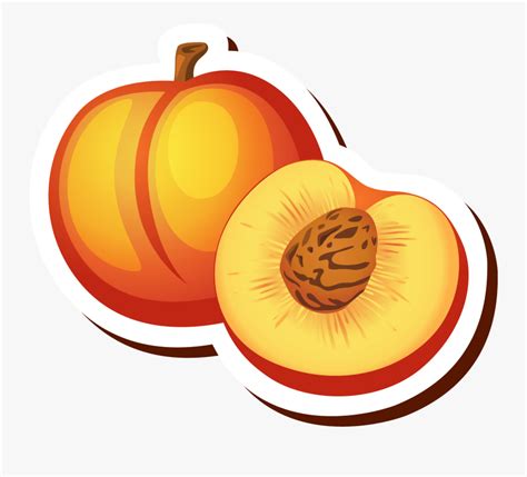 Peach Cartoon Drawing Clip Art Cartoon Peach Fruit Free Transparent