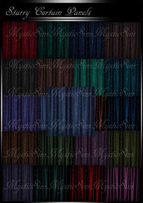 Imvu Starry Curtain Panel Textures Mysticsinz File Sales