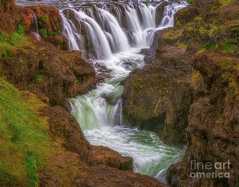 Barnafossar Waterfalls Photograph By Izet Kapetanovic Pixels