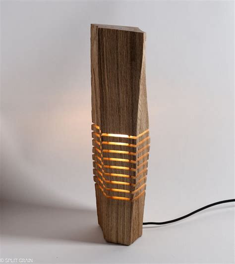 Sliced Sculpture Lamps Highlight The Natural Beauty Of Firewood Lamp