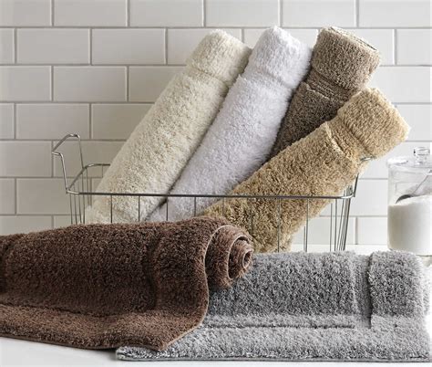 Bathroom floor linen makes your living space cozy and adds texture to your home decor. Peacock Alley Tiffany Bath Rugs