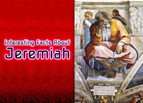 Interesting Facts About Jeremiah Only One Hope