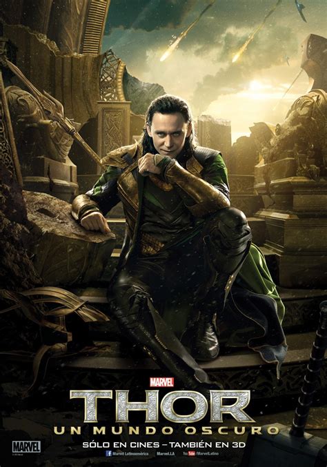 Thor Un Mundo Oscuro Posters Individuales De Thor Y Loki PROYECTOR XD