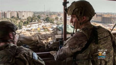 Us Marines Take Action At Us Embassy In Iraq Youtube