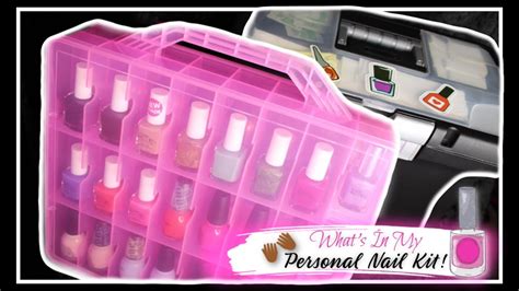 WHAT'S IN MY PERSONAL NAIL KIT | AT-HOME NAIL KIT | AFFORDABLE NAIL