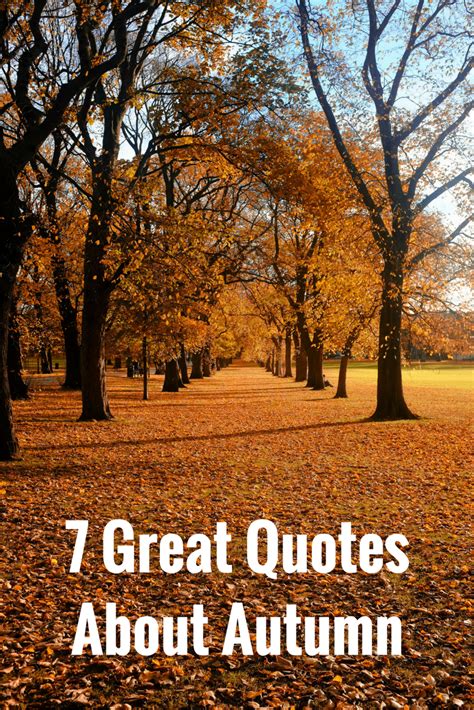 7 Great Quotes About Autumn