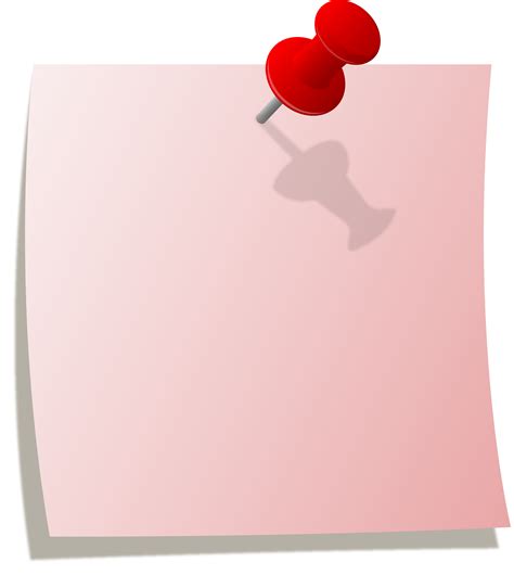 Pin Clipart Post It Notes Pin Post It Notes Transparent Free For