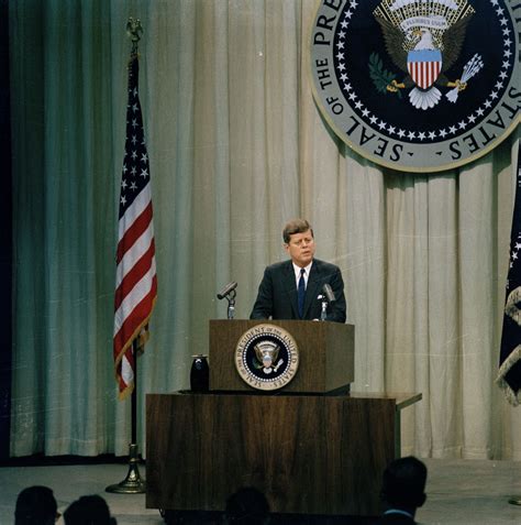 St A18 1 61 President John F Kennedy Speaks At Press Conference