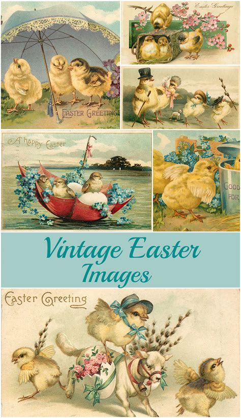 Vintage Easter Images Adorable Free Printables House Of Hawthornes