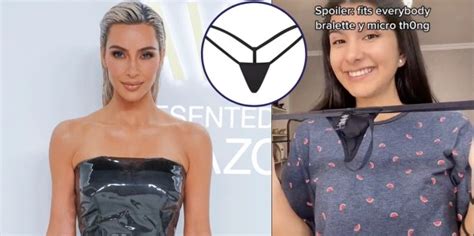 Kim Kardashians Fits Everybody Micro Thong Has Been Criticized For