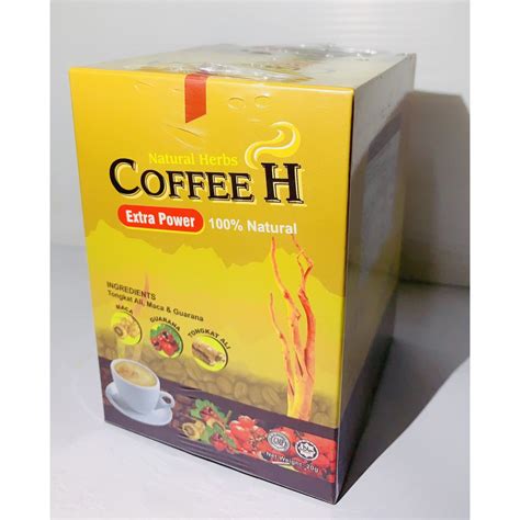 Coffee H Extra Power Kedai Jamu Best Selling Kopi Coffee 3 In 1 Kopi