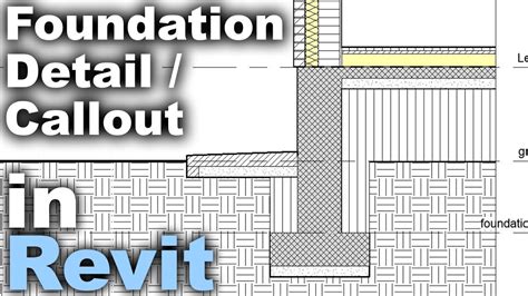 Foundation Detail Callout In Revit Tutorial Dezign Ark