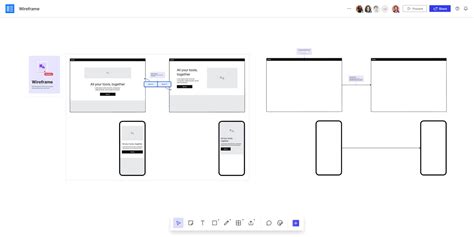 Wireframe Template Freehand By Invision