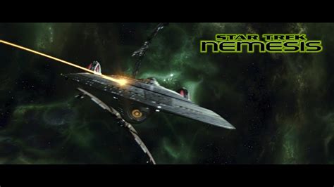 Star Trek Nemesis Uss Enterprise E And Romulan Warbirds Vs Scimitar