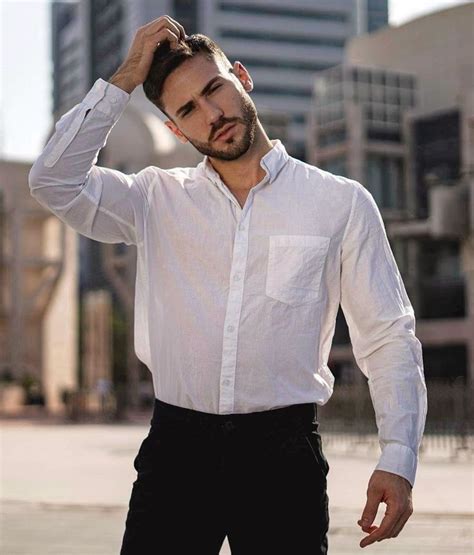 Pin By Tabib Sakif On Absolutely Gorgeous In 2020 Men Casual Casual Button Down Shirt Mens Tops