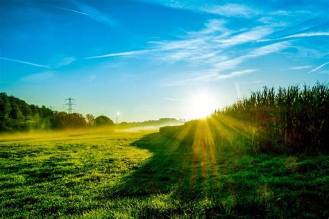 Landscape Sunrise Morning Mist · Free Photo On Pixabay