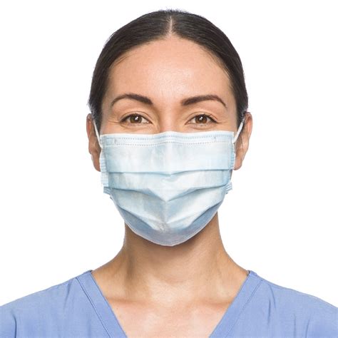 Medical surgical face mask for general surgery procedures and other medical settings. Halyard Mask Blue Surgical General Purpose