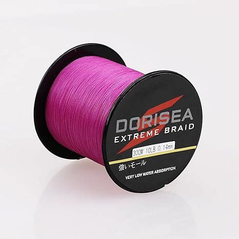 Amazon Com Dorisea Extreme Braid Pe Pink Braided Fishing Line