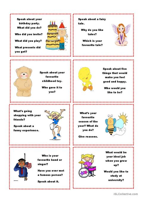Speaking Prompts Discussion Starters English Esl Worksheets Pdf And Doc