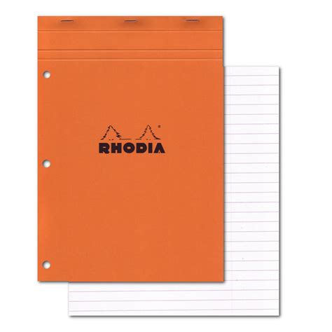 buy rhodia classic orange pad 8 25x11 75 lined wa