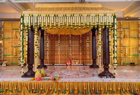 Traditional South Indian Wedding Mandap Decor