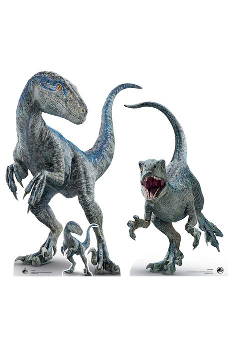 Blue And Beta Velociraptor Cardboard Cutouts Twin Pack Jurassic World Fruugo Nl