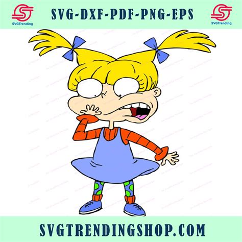 Angelica Pickles Rugrats Svg Svg Dxf Cricut Silhouette Cut File The