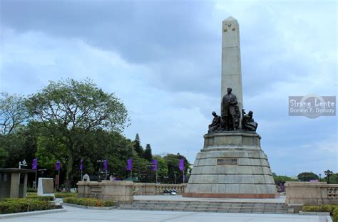 Sirang Lente Second Visit To Jose Rizal Monument