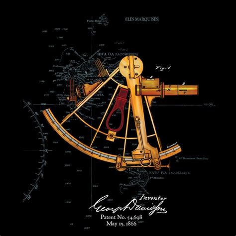 sextant— original patent art design by patentwear once you become proficient with a sextant