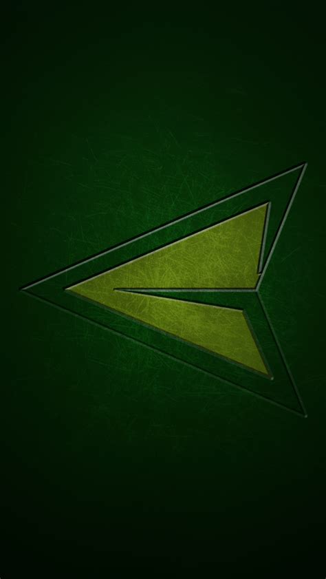 Free Download Green Arrow Logo Green Arrow Iphone 5 640x1136 For Your