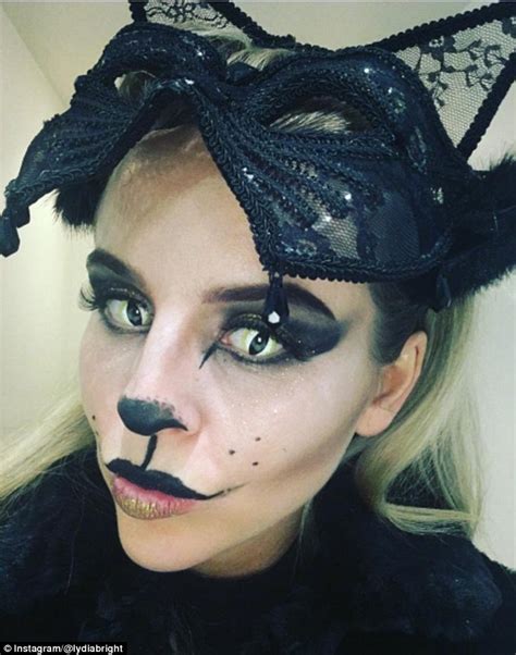 Towies Lydia Bright Shows Off Her Feline Features In