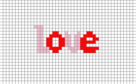 Pixel Art Facile Coeur I Love You Pixel Art Avec Images Pixel Art Coeur