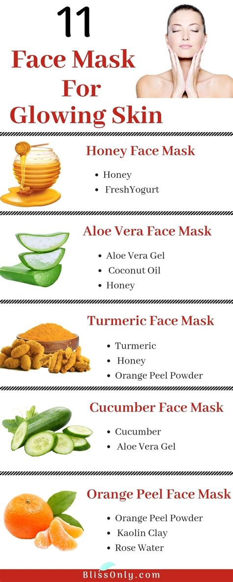 11 simple homemade face masks for glowing skin blissonly glowing skin mask glowing skin diy