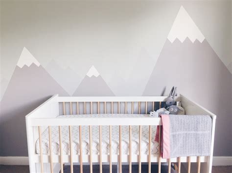 How To Create A Diy Mountain Mural For A Nursery J For Jen