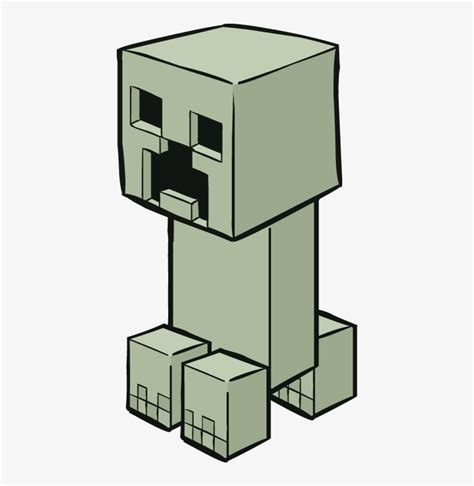 Minecraft Drawing Creeper At Getdrawings Minecraft 600x800 Png