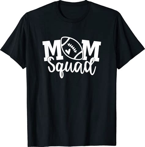 Football Mom Squad T Shirt Senior Mom Shirt Clothing