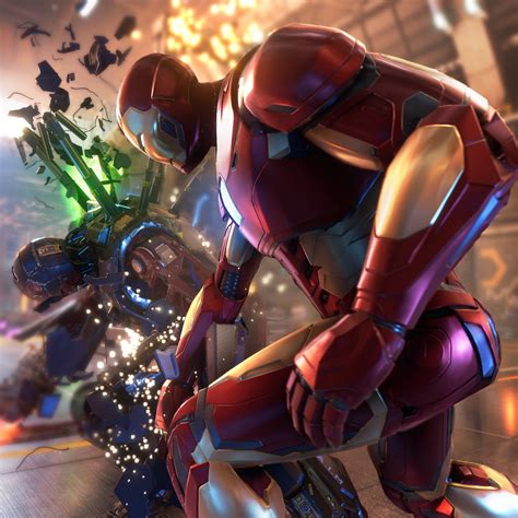 2048x2048 Iron Man Marvel's Avengers 2020 Game Ipad Air Wallpaper, HD ...