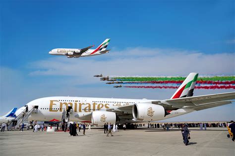 Emirates Headlines The Dubai Airshows Spectacular Opening Flypast