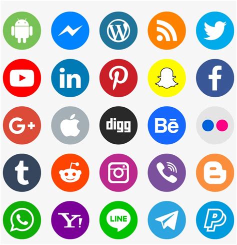 Download Icons Social Media Svg Eps Png Psd Ai Vector High Resolution Social Media Icon Vector